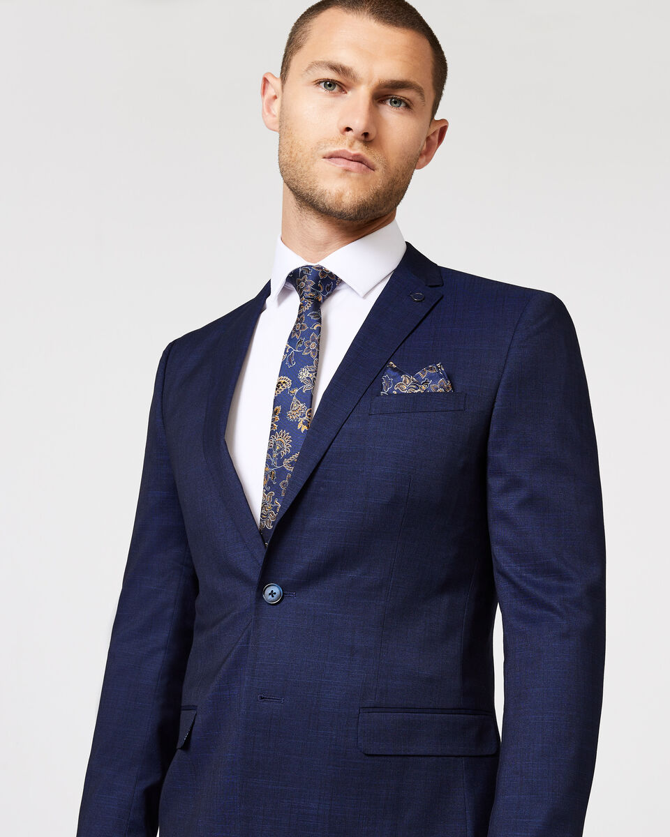 Demarco Tailored Suit Jacket, Blue, hi-res